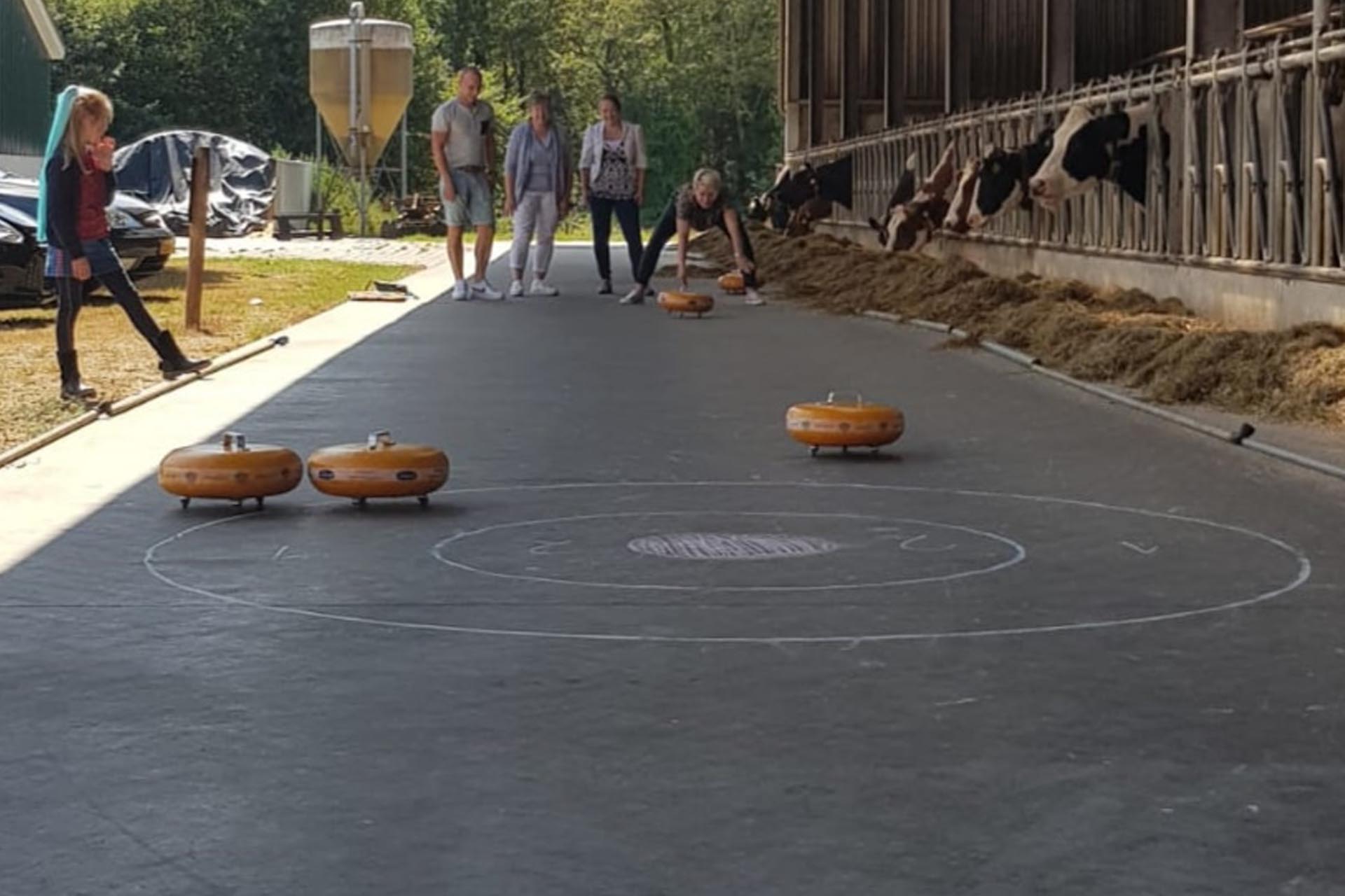 Kazen Curling bij Escaperoom Hof te langelo